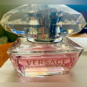 Lightly used authentic Versace Bright Crystal Eau de Toilette 1.7 oz